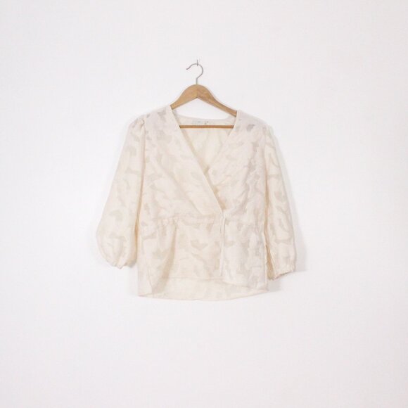 *KAFFE KARINA CREAM FLORAL BLOUSE - Picture 7 of 11